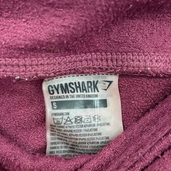 Gymshark True Texture Dark Ruby Mid Rise Leggings Full Length Women’s Size Small - Picture 6 of 12